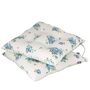 Luxury Blue Country Rose Garden Chair Cushions, thumbnail 2 of 10
