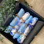 Personalised Reusable Floral Blue Christmas Crackers, thumbnail 8 of 10