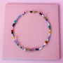 Multicolour Glass Beads Choker, thumbnail 5 of 5