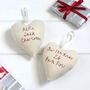 Personalised Heart Christmas Tree Decoration Gift, thumbnail 3 of 12