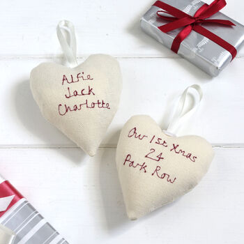 Personalised Heart Christmas Tree Decoration Gift, 3 of 12