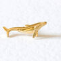 Blue Whale Lapel Pin– Silver/Gold Vermeil Plated, thumbnail 3 of 6