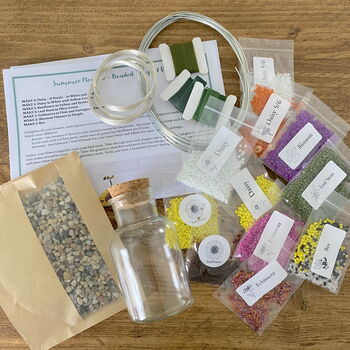 Summer Meadow Vase Of Flowers Bead Craft Kit, 7 of 7
