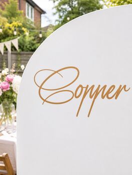 Personalised Birthday Welcome Sign Vinyl Decal, 11 of 13