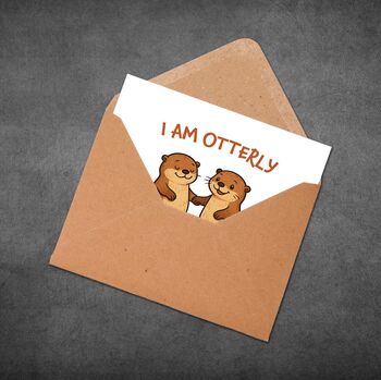 Otter Love Card, I Am Otterly In Love With You, 7 of 7
