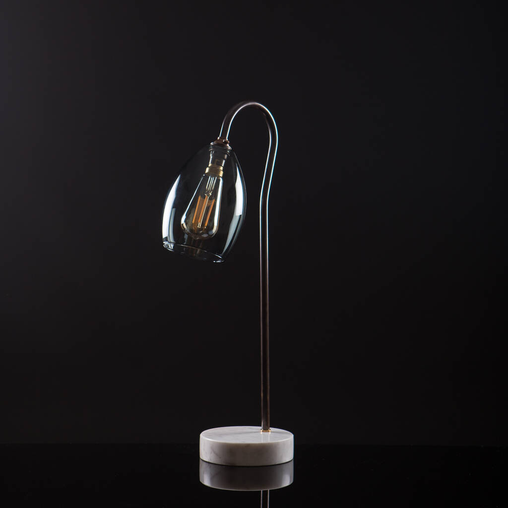 Clear Glass Table Lamp By Glow Lighting | notonthehighstreet.com
