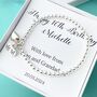 Personalised 16th Birthday Bracelet With Heart, thumbnail 3 of 5