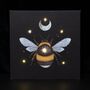 Forest Bee Light Up Canvas Plaque, thumbnail 1 of 6