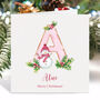 Personalised Christmas Card For Girl, thumbnail 1 of 4