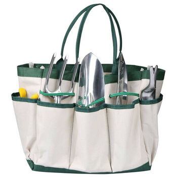 Gardening Tools Gift Kit Non Slip Handle With Tote Bag, 2 of 10