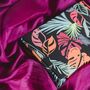 100% Mulberry Silk Scarf, Magenta, Fuchsia, thumbnail 2 of 9