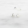 Silver Mouse Ear Studs, thumbnail 6 of 10