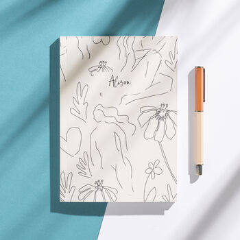 Personalised Minimalist Style Notebook, 2 of 3