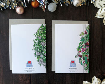 Christmas Berry Wreath Card, 4 of 4