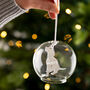 Personalised Pet Dog Glass Dome Bauble, thumbnail 2 of 6