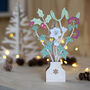 Personalised Christmas Flowers In Its Own Wooden Pot, thumbnail 1 of 5