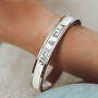 Kids Name Bangle In Gold Silver Or Rose Gold, thumbnail 4 of 12