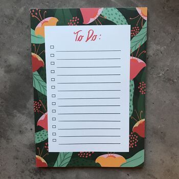 Floral To Do List Notepad, 4 of 5