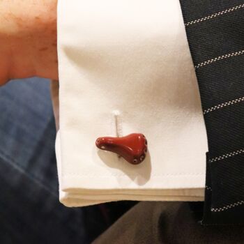 Personalised Bike Saddle Cufflinks, 2 of 12