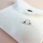 Sterling Silver Tiny Moon And Star Stud Earrings, thumbnail 6 of 7