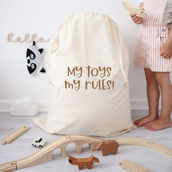 Fun Toy Storage Bag My Toys My Rules, 2 of 3