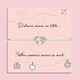 Distance Means So Little Bracelet – Long Distance Friendship Gift | Travel Gift For Her, thumbnail 1 of 8