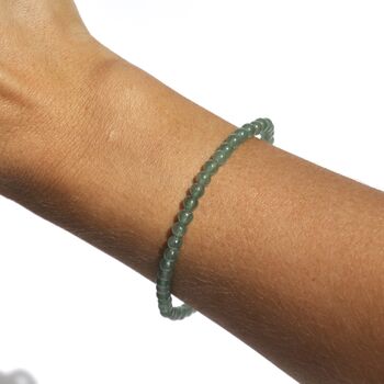 You Got This! Good Luck Green Aventurine Crystal Bracelet Gift, 2 of 6