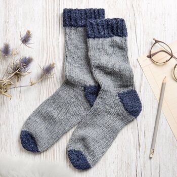 Colour Pop Socks Knitting Kit, 3 of 6