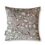 Water Resistant Garden Outdoor Cushion Orchard Blossom Taupe, thumbnail 1 of 2