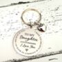 Daughter / Son Keyring Personalised From Us Or Me, thumbnail 2 of 3