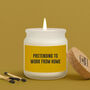 Pretending To Work From Home Scented Jar Candle • Gift Boxed, thumbnail 1 of 2