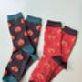 Halloween Pumpkin Bamboo Socks, thumbnail 4 of 10