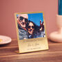 Solid Brass 21 Year Anniversary Photo Print, thumbnail 1 of 7