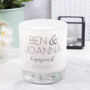 Personalised Engagement Luxury Scented Candle, thumbnail 1 of 5