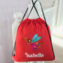 Personalised Fairy Drawstring Pe Kit Bag, thumbnail 5 of 5