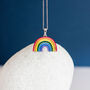Personalised Sterling Silver Rainbow Necklace, thumbnail 3 of 12