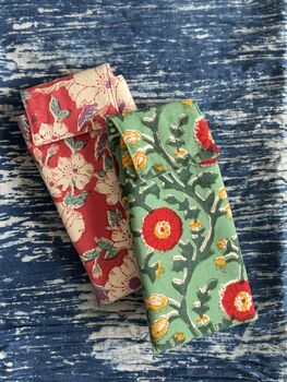 Spectacle Case, Block Print Glasses Cover, 11 of 11