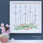 Personalised Growing Family Garden Framed Print, thumbnail 3 of 8