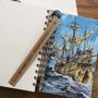 'Christopher Columbus' Upcycled Notebook, thumbnail 3 of 4