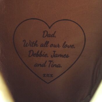 Personalised Men's Leather Boots, 3 of 5
