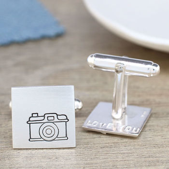 Camera Cufflinks. Thank You Gift For Photographer, 5 of 6