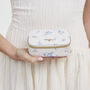 Cream Floral Jewellery Box Small, thumbnail 1 of 5