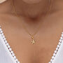 18ct Gold Starfish Charm Necklace, thumbnail 1 of 5