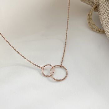 Circle Link Necklace, Merry Christmas, 3 of 6