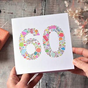 Girlie Things 60th Birthday Card By mrs L cards