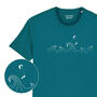Kite Surf Organic Cotton T Shirt, thumbnail 1 of 3