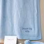 Personalised Little Star Unisex Baby Blanket, thumbnail 3 of 12