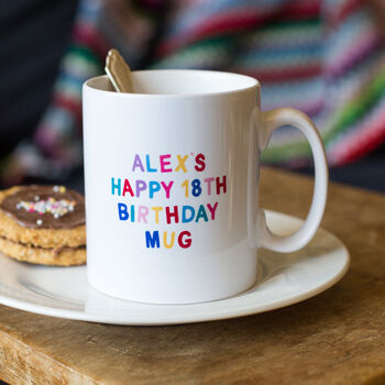 Happy 18th Birthday Mug, 2 of 5