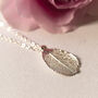 Rose Leaf Necklace Made From Real Rose Leaves, thumbnail 6 of 12