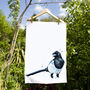 Inky Magpie Tea Towel, thumbnail 5 of 6